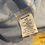 Aureum Hallie Poplin Pastel Color Block Tiered Midi Dress XS Blue Photo 4