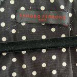 Elegant Black and White Polka Dot Midi Dress Photo 1