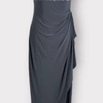 Alex Evenings Empire Waist Embroidered Sleeveless Cascade Skirt Dress Petite Med Photo 1