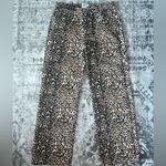 Princess Polly Straight Leg Leopard Jeans Photo 1