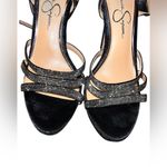 Jessica Simpson  Black Strappy Heels Photo 4