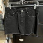 American Eagle Outfitters Black Jean Skirt Photo 0