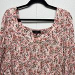 Angels Floral Cottagecore Garden Girl Romantic Gauzy Womens Flowy Top Large Pink Photo 3