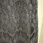  Floral Lace Black Knee Length Pencil Skirt NWT 2 JCrew Photo 3