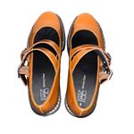 No Boundaries Womens Double Strap Buckle Carmel Brown  Mary Jane Chunky Heel Shoes Sz 8 Photo 6
