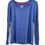 Salt Life  Size Large Shirt Blue Graphic Tee Long Sleeve Lightweight Beach Turtle Photo 0