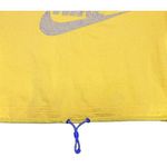 Nike Icon Clash semi cropped graphic top topaz yellow drawstring waist XS Photo 4