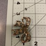 Larger Silver Rhinestone Bow Brooch/Pin Photo 4