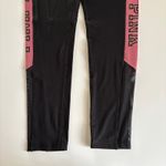 Victoria's Secret Victoria’s Secret PINK Ultimate Leggings with Logo Print Mesh Sides Black/Mauve Photo 3