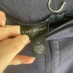 Lane Bryant  Trousers Navy Silver Pinstripe Size 26 EUC!‎ dress pants Photo 3