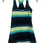 Lululemon  tank 2 stripes teal navy green  athletic top racer‎ back Photo 0
