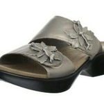 Dansko  Donna Metallic Flower Double Strap Velcro Strap Sandals Size EU 39 Photo 0