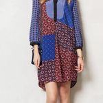 Anthropologie Moulinette Soeurs Foulard Silk Shirtdress Photo 0
