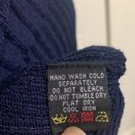 Kenneth Cole  New York Navy Blue V-neck Long Sleeve Ribbed Sweater Photo 11