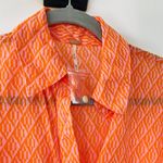 Free People NEW Rillo Beach Summer Shirtdress Extra Small Orange Pink Photo 4