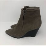H by Halston - #300 HALSTON SUEDE WEDGE ANKLE BOOTIE Photo 4