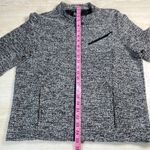 Ralph Lauren Lauren Tweed Knit Jacket Dress Set XL Black White Leather Trim Photo 10