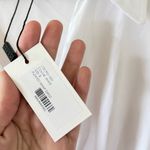 Milly  NEW Pleated Wrap Dress in White NO BELT Photo 7