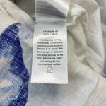 Farm Rio NWOT  Linen Off-White Blue Foliage Maxi Dress Size L Photo 14