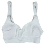 Aerie  Scoop Ribbed Bikini Swim Top White XXS Photo 0