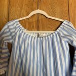 Vava by Joy Han  Womens Size XS Multicolor Stripe Off The Shoulder Blouse Top Photo 1