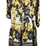 Blank London Womens Be A Good Girl Shirt Dress XS Floral Multicolor 3/4 Sleeve Photo 0