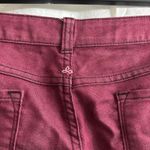 prAna  Womens Kara Jeans Size 6 Wine Red Denim Organic Cotton Photo 3