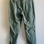 J.Crew Chino Pants Womens Sz 6 Green Slash Pockets Flat Front 100% Cotton L2514 Photo 5