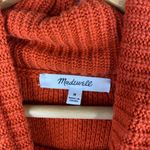 Madewell Womens Province Cross-Back Turtleneck Sweater Knit Orange size Medium Photo 8