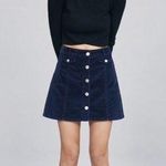 BDG  by urban outfitters navy blue corduroy skirt nwot Photo 0