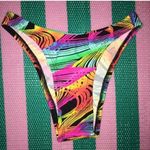 Zuliana Size Small Brazilian High Cut Bikini Bottom. Made In USA. New With Tags. Orange Photo 1