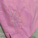 Monterey Club Women’s Golf Athletic Skort Pink Embroidered Flower Zip Size 8 Photo 1