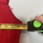 SEA New York Red 100% Wool Jumpsuit Wide Leg Size 0 Photo 7