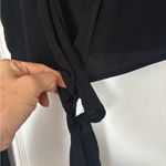 Pacsun crop black wrap long sleeve size small Photo 3