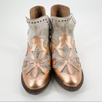 Corral Circle G Copper Overlay Cut Out Ankle Boots Booties Size 5.5 Photo 27