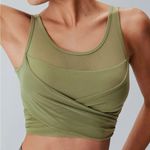 Berlook Activewear Green Mesh Cross Photo 0