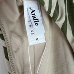 ANDIE NWT  Swim The Hipster Bottom Bias Stripe Olive Bikini Bottom Size Medium M Photo 5