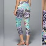Lululemon Rare Wunder Under Crop II *Full-On Luon (Roll Down) in Paradise Grid 4 Photo 1
