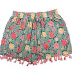 Simply Southern Top Sail Tassel Shorts Women’s Size S/M Blue Pink Turtles Photo 0