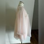 Gossard Artemis Pink Peignoir Chiffon Nightgown And Robe Set Size Small Vintage Photo 3