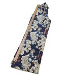 Uniq Size Small S Floral Blue Flower Pants Wide Leg NWT NEW Trendy Boho Photo 6