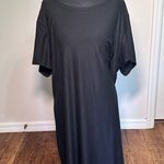 Olive & Oak Black Short Sleeve T-Shirt Dress 3X Photo 2