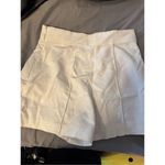 ZARA  basic white shorts size small Photo 2