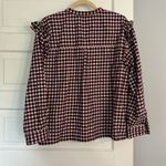 Something Navy  Cropped Flannel Top Photo 8