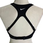 Nike Dri-Fit Sports Bra S Black Racerback Adjustable Straps Lightly Padded Photo 2