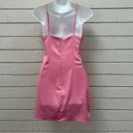 Urban Outfitters  UO Mallory Rose Pink Drape Neck Satin Slip Dress size S Photo 4
