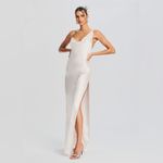 RETROFÊTE Morena Gown Dress White size Large Photo 1