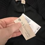 Philosophy NWT Open Cardigan Gold Zipper Medium Stretcb Ribbed Neutral Lagenlook Photo 3