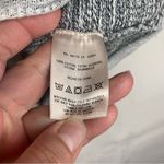 Anthropologie Edme + Esyltte women's large gray mini dress  white casual cap crew Photo 5