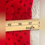 A New Day  Red Polka Dot Women's Top size L super cute top Photo 8